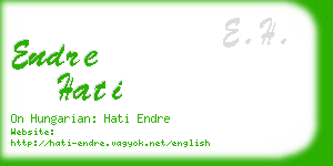 endre hati business card